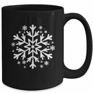 Winter Christmas Snowflake Matching Family Couples Style Mug