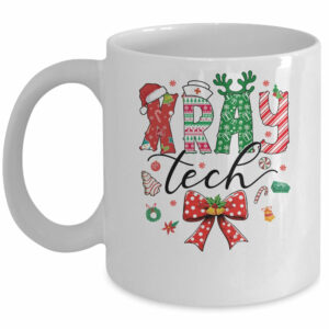 Xray Tech Christmas Coquette Bow Rad Tech Radiology Mug